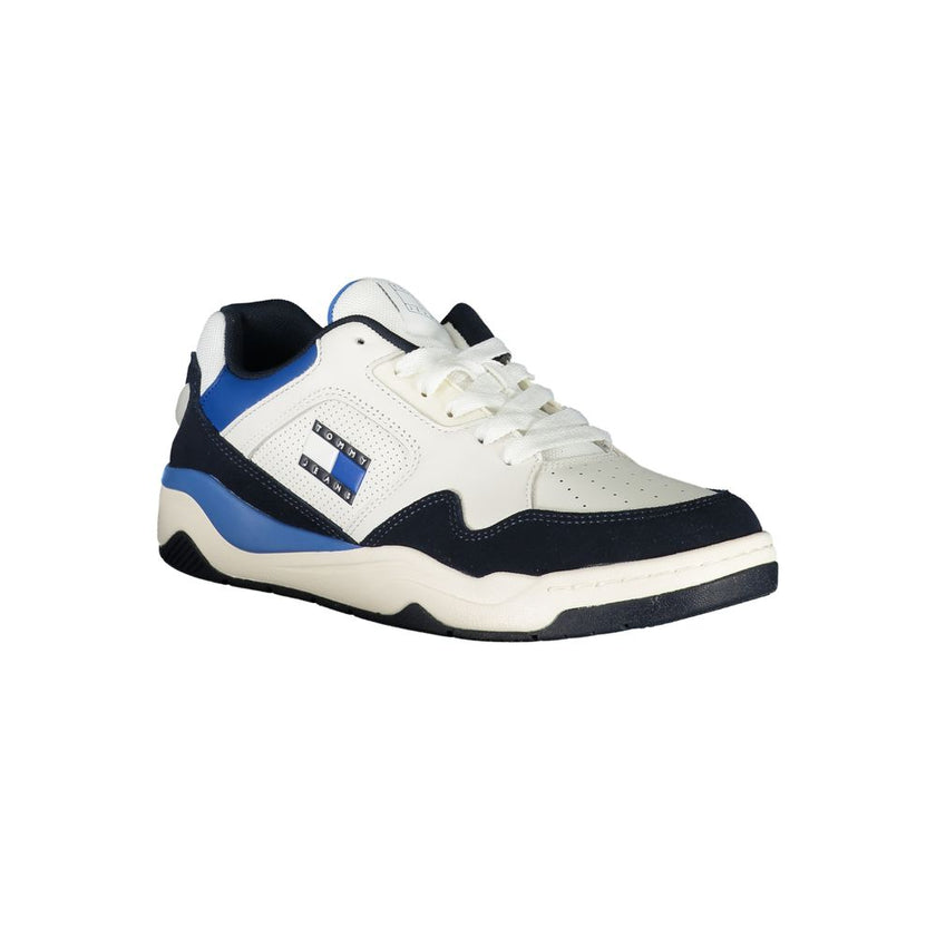 Tommy Hilfiger Blue Polyurethane Men Sneaker Tommy Hilfiger