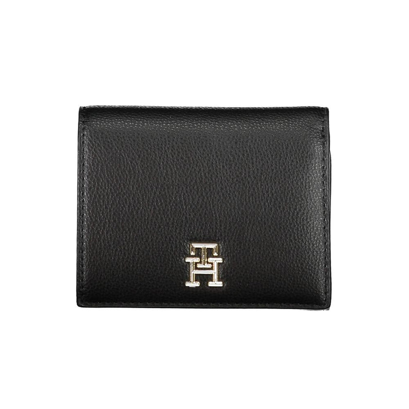 Tommy Hilfiger Black Polyethylene Women Wallet Tommy Hilfiger