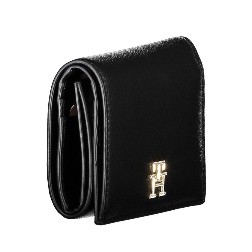 Tommy Hilfiger Black Polyethylene Women Wallet Tommy Hilfiger