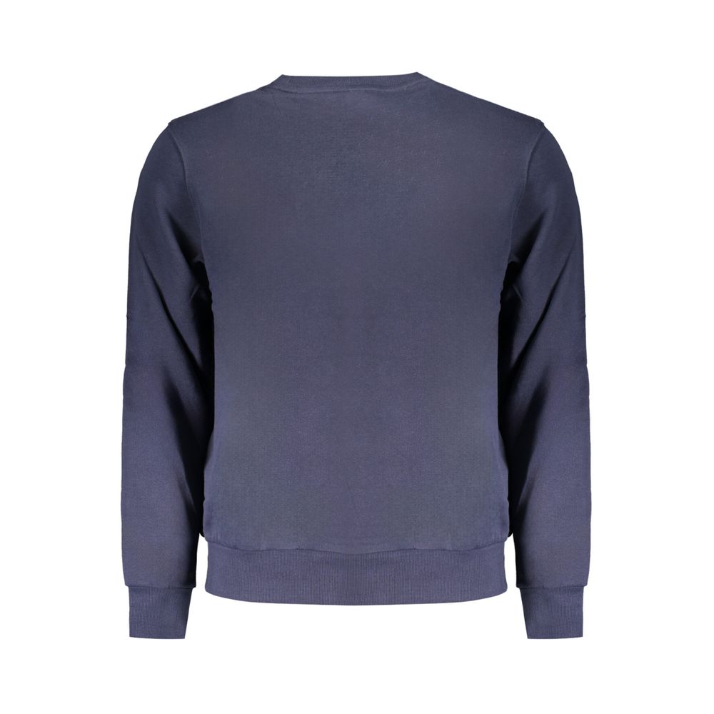 North Sails Blue Cotton Men Sweater North Sails