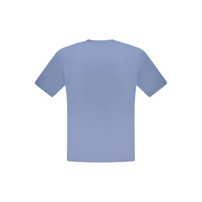 North Sails Blue Cotton Men T-Shirt North Sails