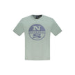 North Sails Green Cotton Men T-Shirt North Sails