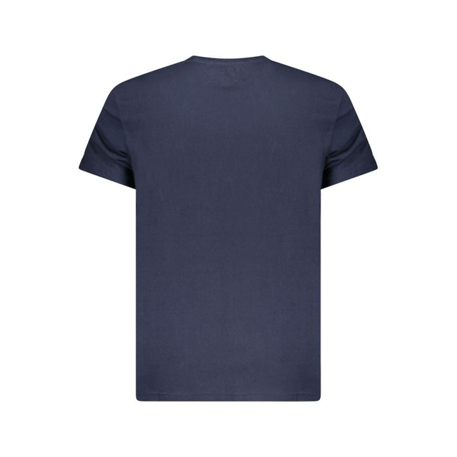 Tommy Hilfiger Blue Cotton Men T-Shirt Tommy Hilfiger
