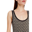 Balmain Black Wool Women Bodysuit Balmain