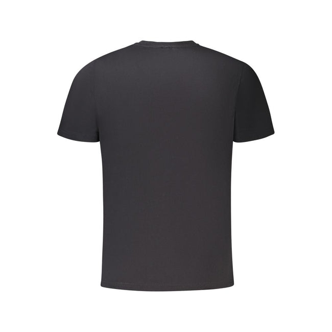 North Sails Black Cotton Men T-Shirt North Sails