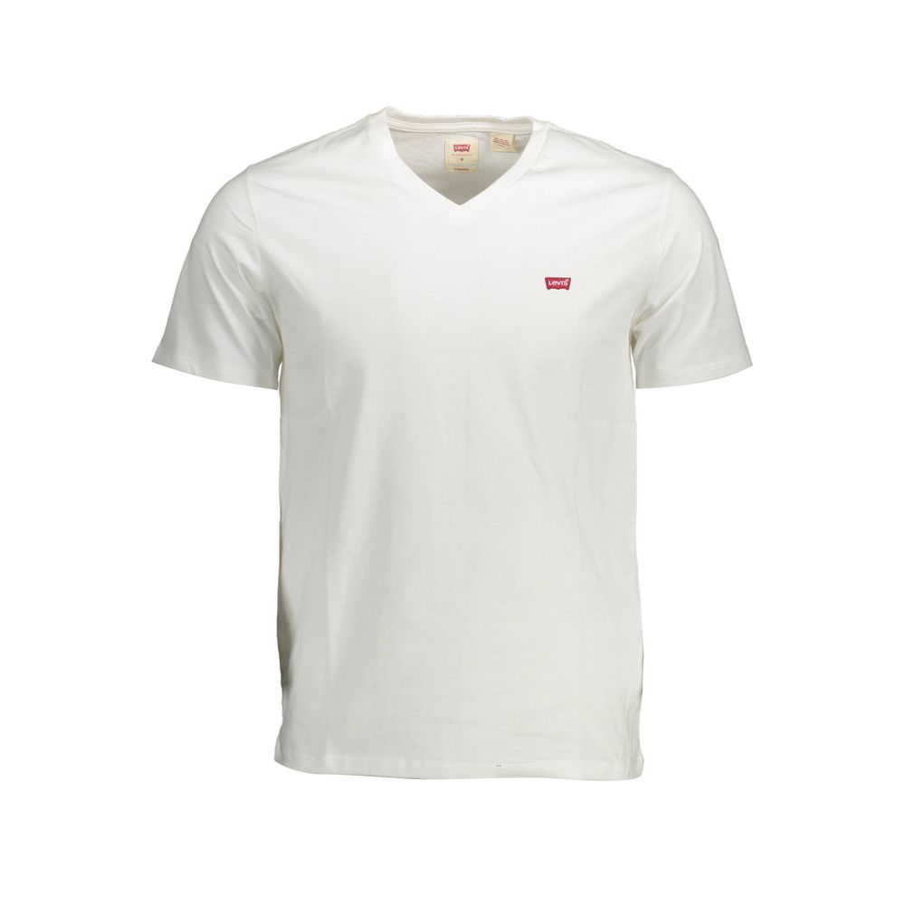 Levi's White Cotton Men T-Shirt Levi's