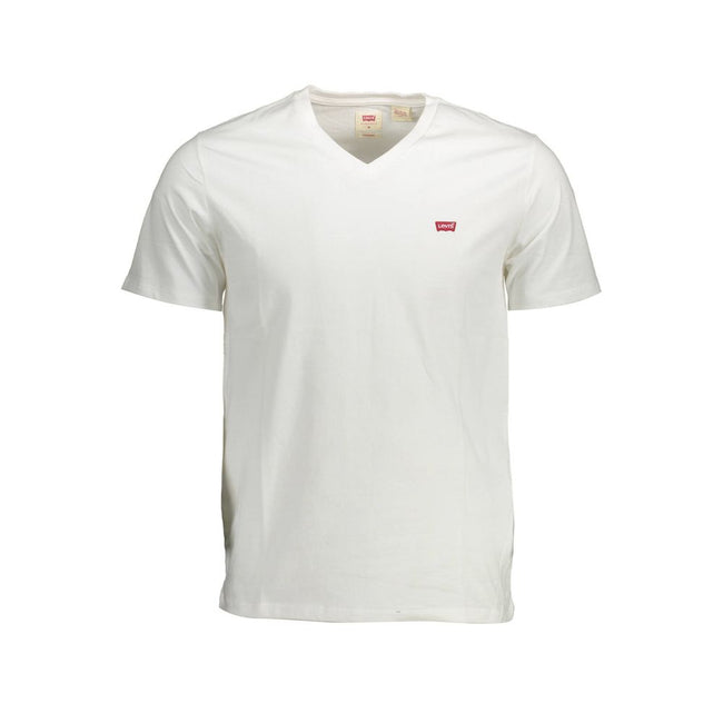 Levi's White Cotton Men T-Shirt Levi's