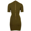 Balmain Green Viscose Women T-Shirt Dress Balmain