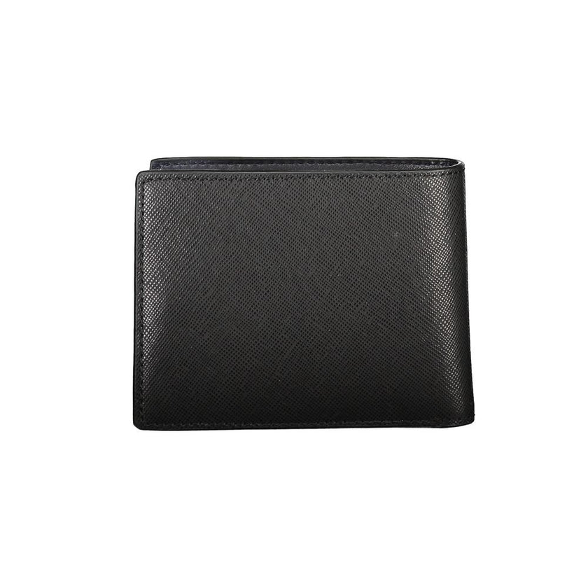 Tommy Hilfiger Black Leather Men Wallet Tommy Hilfiger