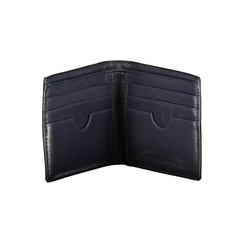 Tommy Hilfiger Black Leather Men Wallet Tommy Hilfiger