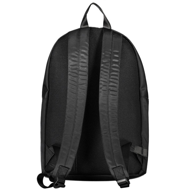 Tommy Hilfiger Black Polyester Men Backpack Tommy Hilfiger