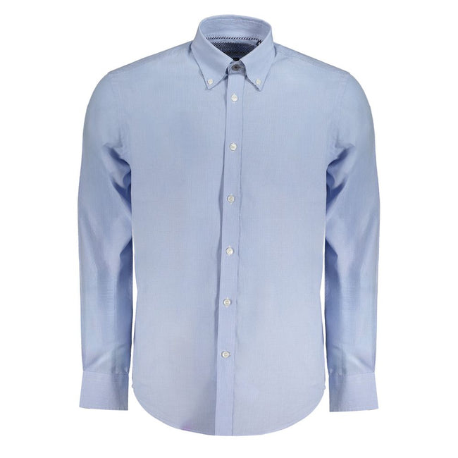 Harmont & Blaine Light Blue Cotton Men Shirt Harmont & Blaine