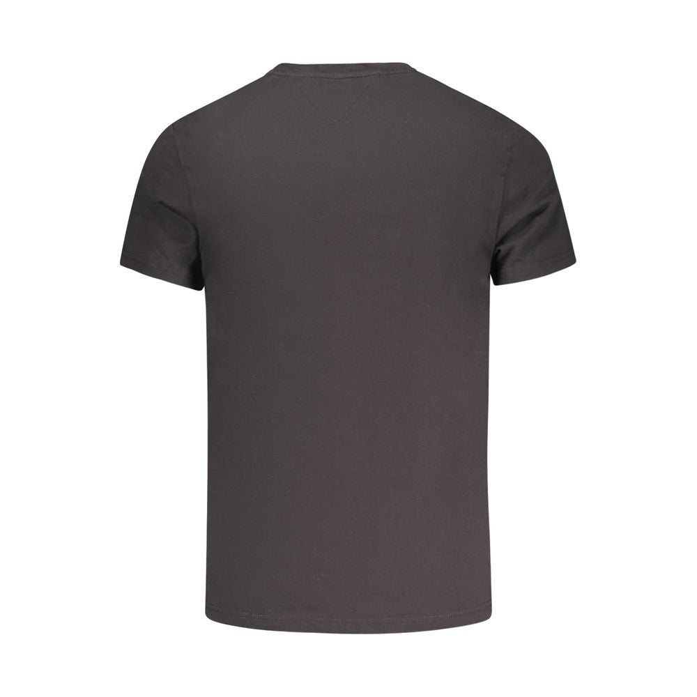 Tommy Hilfiger Black Cotton Men T-Shirt Tommy Hilfiger