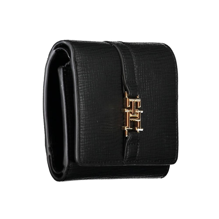 Tommy Hilfiger Black Polyethylene Women Wallet Tommy Hilfiger