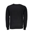 Harmont & Blaine Elegant V-Neck Embroidered Black Sweater Harmont & Blaine
