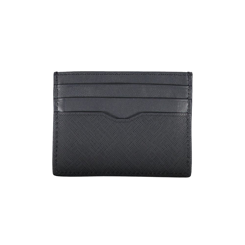 Tommy Hilfiger Blue Leather Men Wallet Tommy Hilfiger