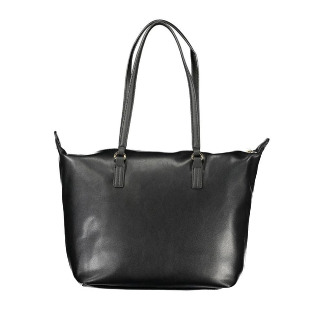 Tommy Hilfiger Black Polyester Handbag Tommy Hilfiger