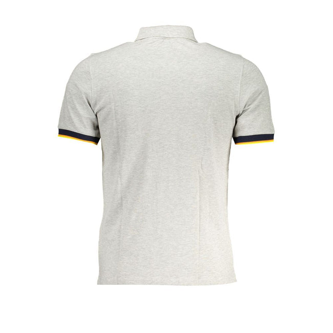K-WAY Brown Cotton Men Polo Shirt K-WAY