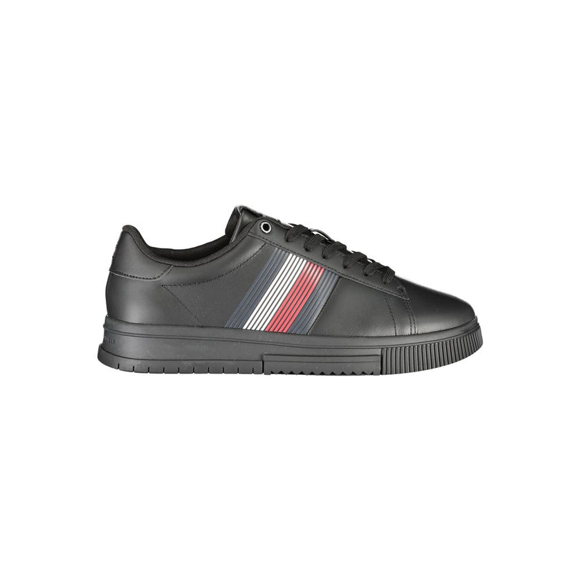 Tommy Hilfiger Black Polyurethane Men Sneaker Tommy Hilfiger