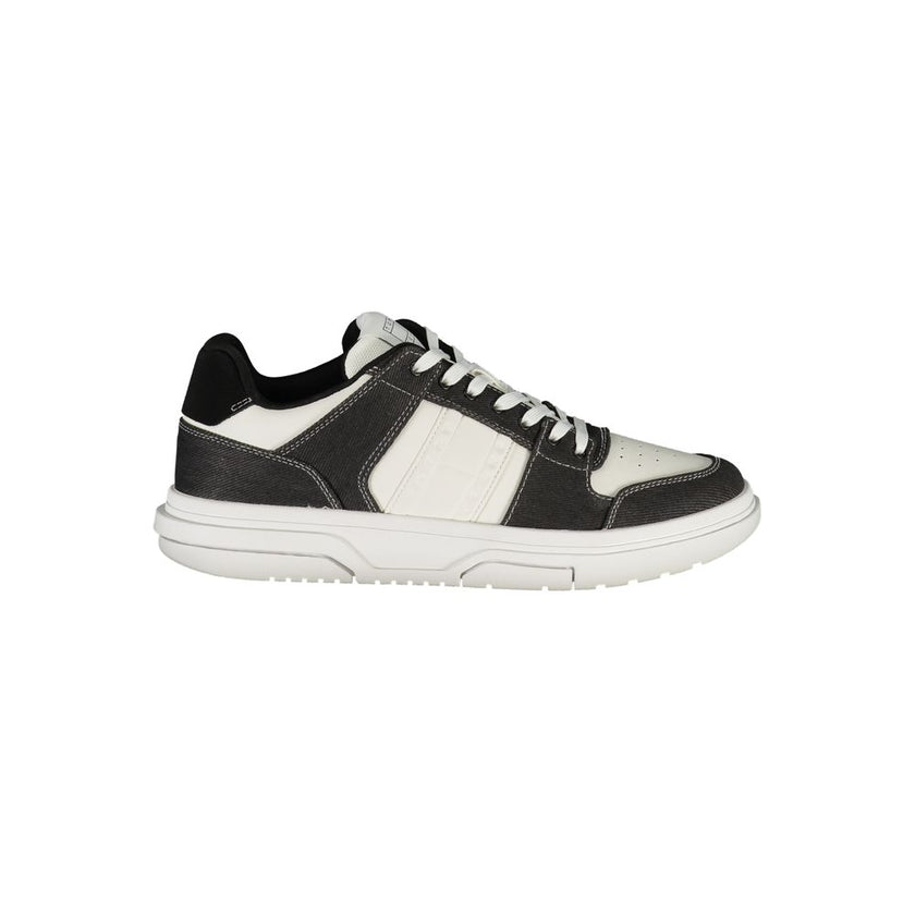 Tommy Hilfiger Black Polyurethane Men Sneaker Tommy Hilfiger