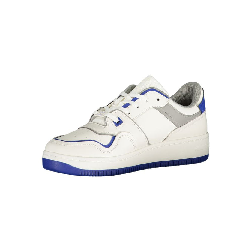 Tommy Hilfiger White Polyethylene Men Sneaker Tommy Hilfiger