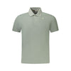 K-WAY Green Cotton Men Polo Shirt K-WAY