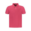 K-WAY Pink Cotton Men Polo Shirt K-WAY