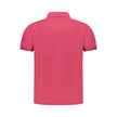 K-WAY Pink Cotton Men Polo Shirt K-WAY
