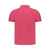 K-WAY Pink Cotton Men Polo Shirt K-WAY