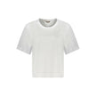 K-WAY White Cotton Women T-Shirt K-WAY