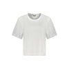 K-WAY White Cotton Women T-Shirt K-WAY