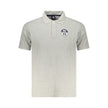 North Sails Gray Cotton Men Polo Shirt North Sails