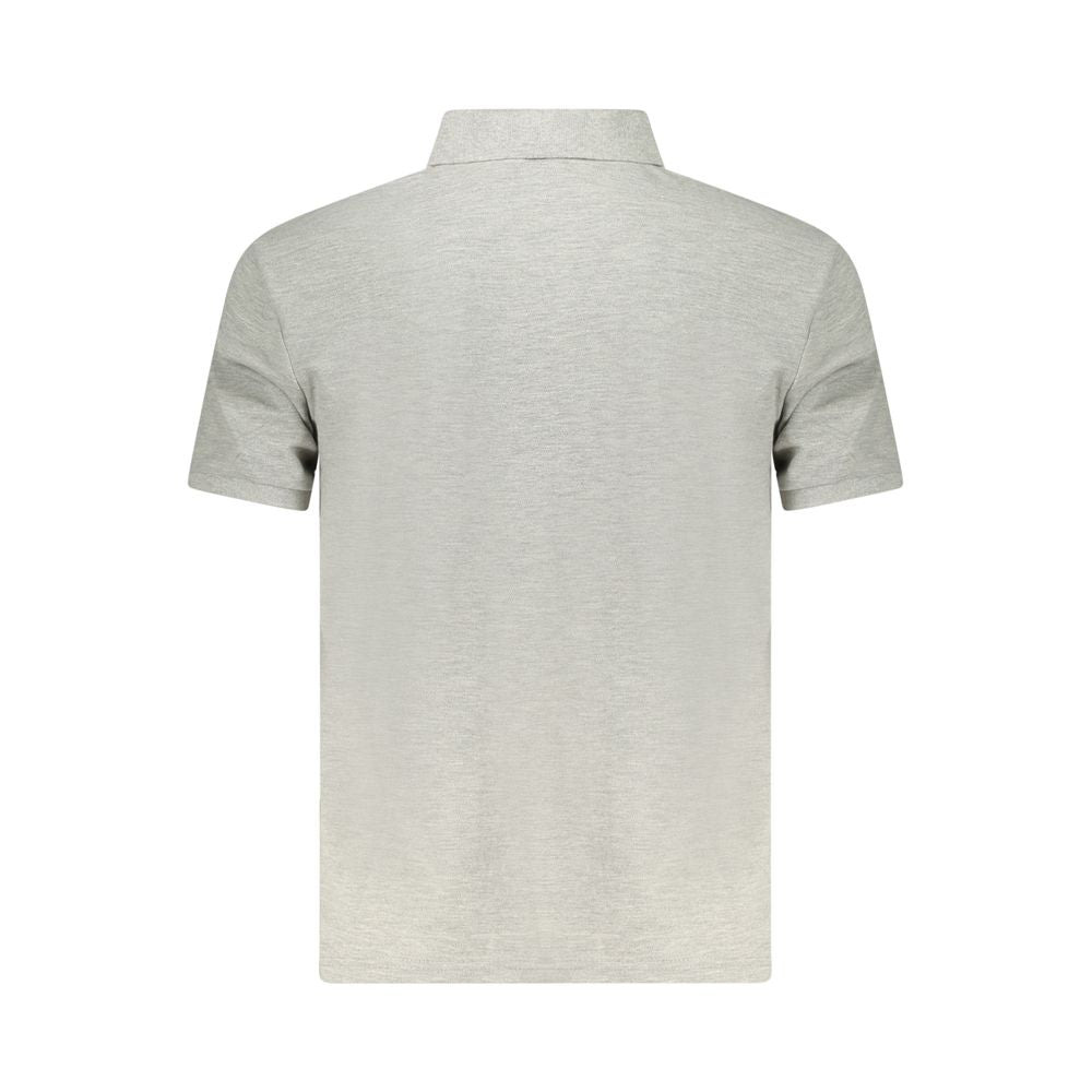 North Sails Gray Cotton Men Polo Shirt North Sails