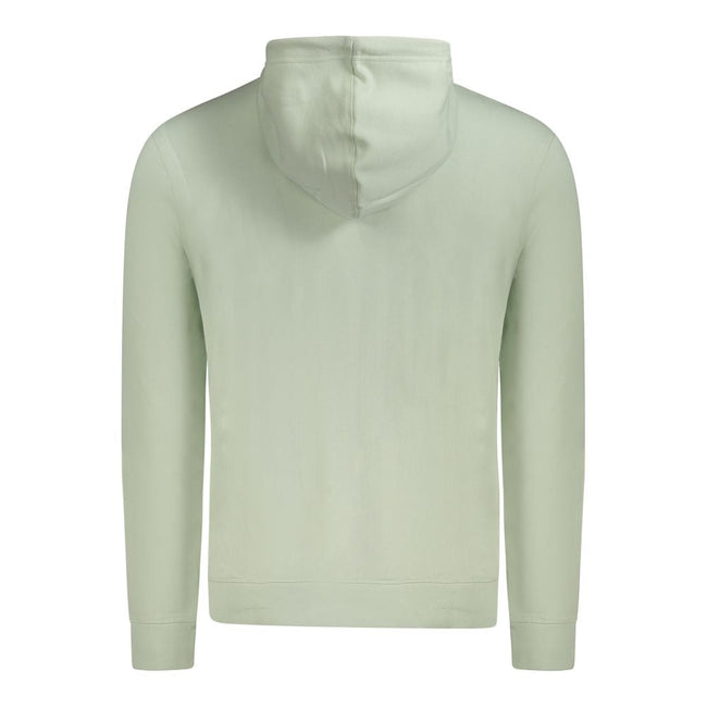 Hugo Boss Green Cotton Men Sweater Hugo Boss