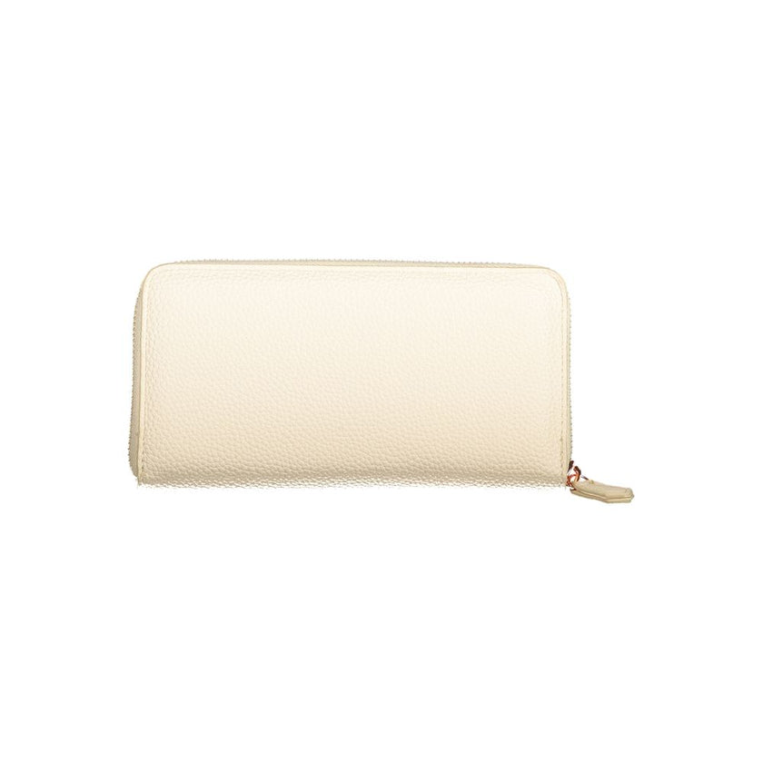 Mario Valentino Beige Polyurethane Women Wallet Mario Valentino