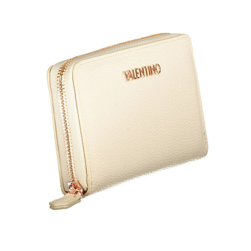 Mario Valentino Beige Polyurethane Women Wallet Mario Valentino