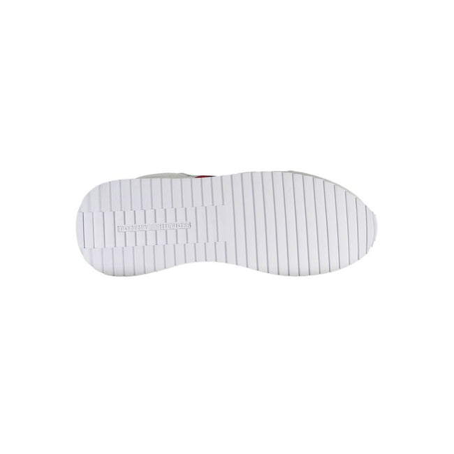 Tommy Hilfiger White Polyester Men Sneaker Tommy Hilfiger