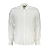 North Sails White Linen Men Shirt North Sails