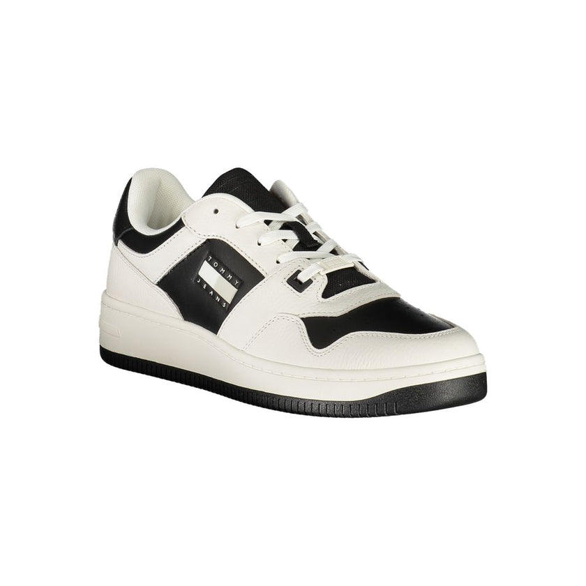 Tommy Hilfiger White Leather Mens Sneaker Tommy Hilfiger