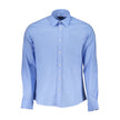 North Sails Light Blue Cotton Men Shirt North Sails