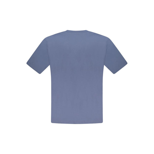 North Sails Blue Cotton Men T-Shirt North Sails