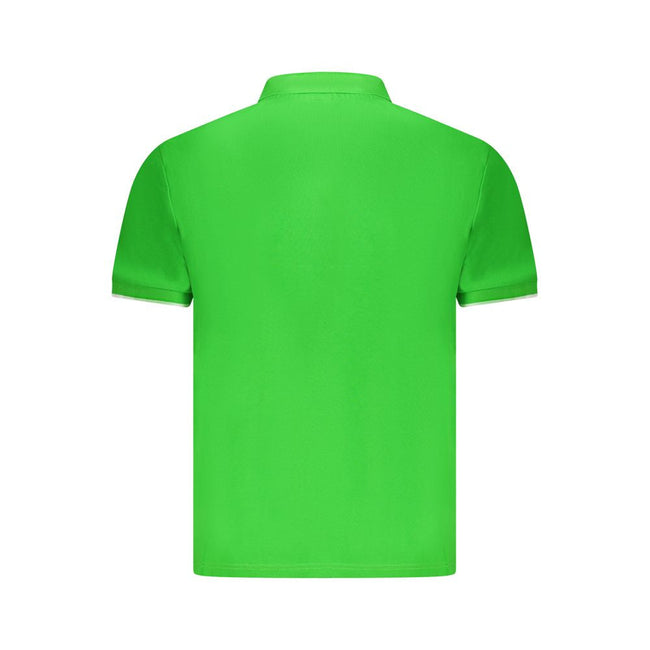 North Sails Green Cotton Men Polo Shirt North Sails