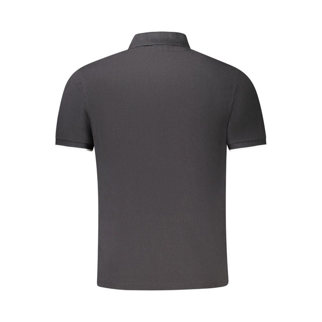 North Sails Black Cotton Men Polo Shirt North Sails