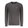 Tommy Hilfiger Black Cotton Men Sweater Tommy Hilfiger