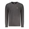 Tommy Hilfiger Black Cotton Men Sweater Tommy Hilfiger