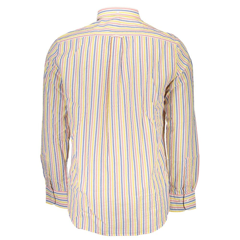 Gant White Cotton Men Shirt Gant