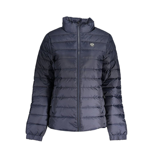North Sails Blue Polyester Women Jacket North Sails