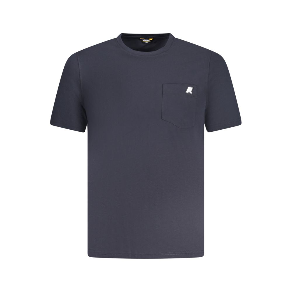 K-WAY Blue Cotton T-Shirt K-WAY