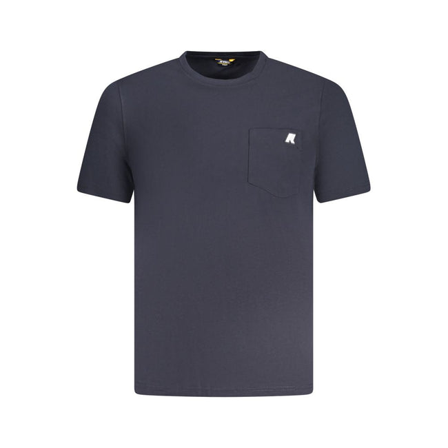 K-WAY Blue Cotton T-Shirt K-WAY