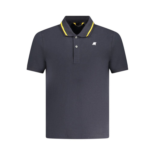 K-WAY Blue Cotton Polo Shirt K-WAY